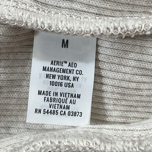 AERIE Good Vibes Camo Oversized Pullover Sweatshirt Size Medium NEW - Picture 9 of 13